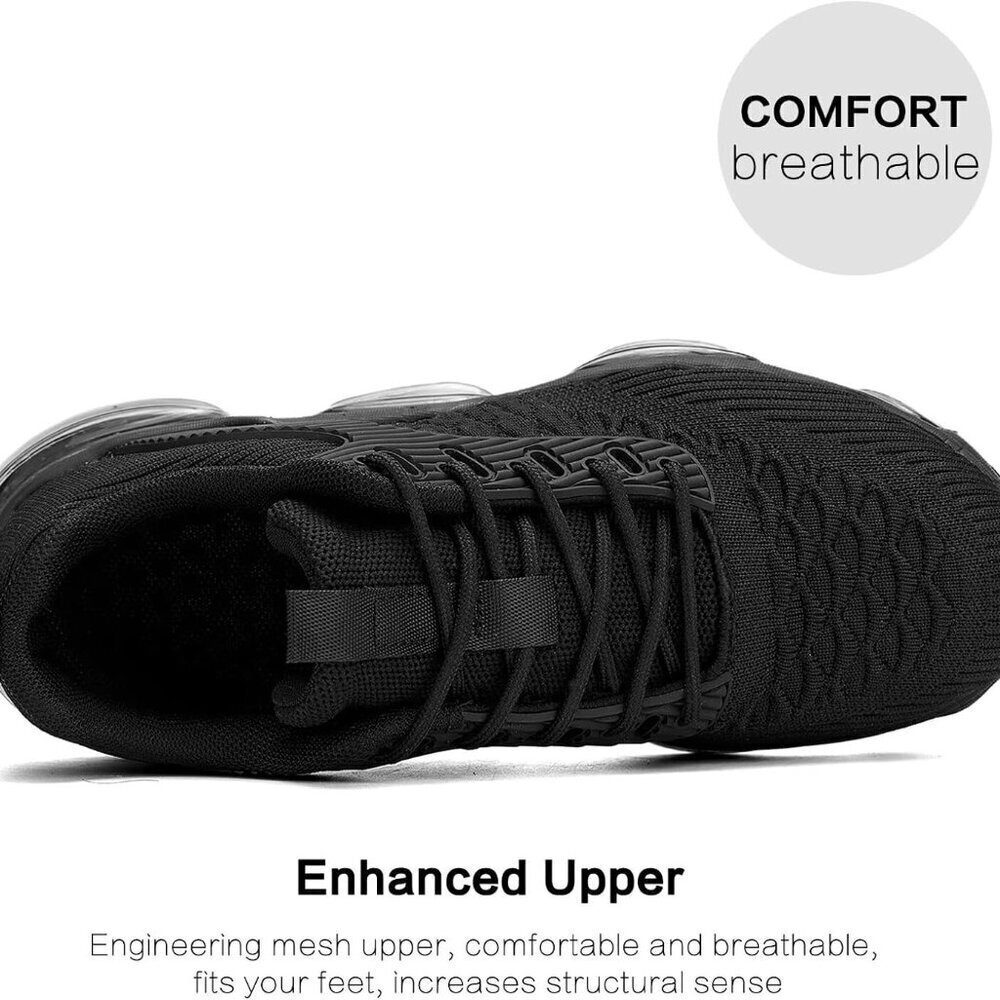 Women's Breathable Running Shoes Air Cushion Sneakers Fitness Gym Cross Trainers - Picture 5 of 7
